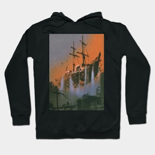 The wrecked pirate ship Hoodie